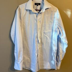 POLIFRONI MILANO Blue Dress Shirt. Size 16L.